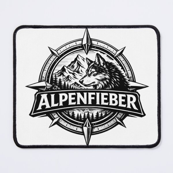 Item preview, A wolf in the Alps designed and sold by Alpenfieber.