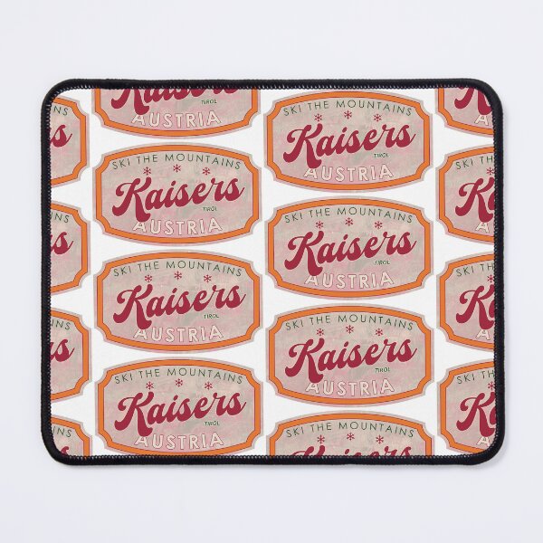 Item preview, Kaisers, Austria, Tirol, Ski, textured skiing badge designed and sold by Wanderful-roads.