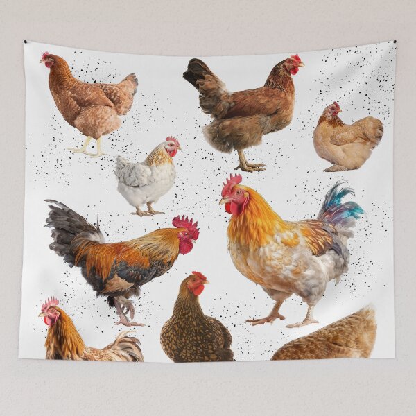Item preview, It's a chicken's life! designed and sold by Shining Bright Arts, Crafts & Illustration.