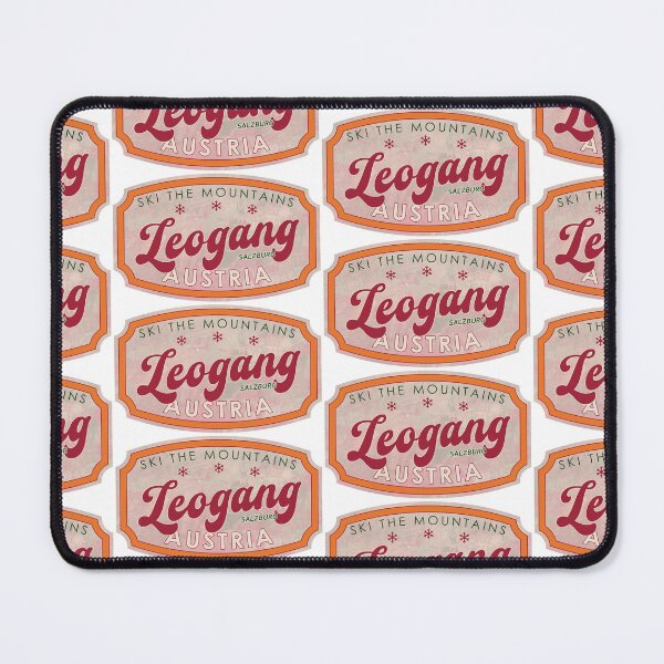 Item preview, Leogang, Austria, Salzburg, Ski, textured skiing badge designed and sold by Wanderful-roads.