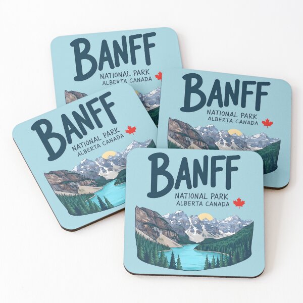 Item preview, Banff National Park Alberta Canada Cute Colorful Landscape  designed and sold by HowToCanadian.