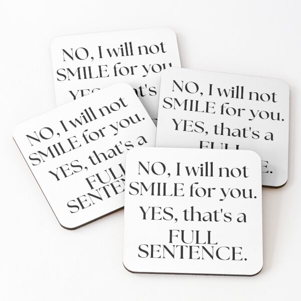 Item preview, I Will Not Smile for You – Bold Feminist Street Harassment designed and sold by ObsidianDaz.