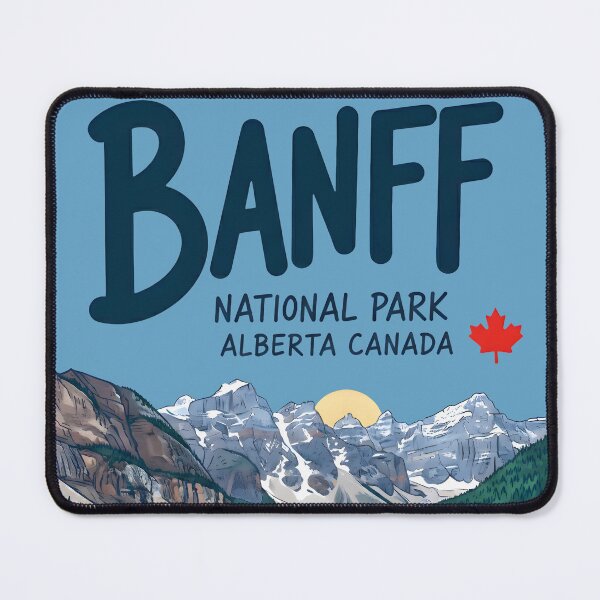 Item preview, Banff National Park Alberta Canada Cute Colorful Landscape designed and sold by HowToCanadian.