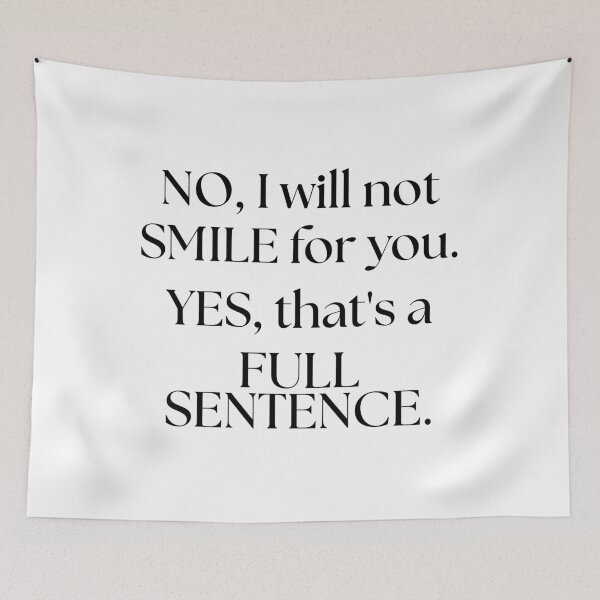 Item preview, I Will Not Smile for You – Bold Feminist Street Harassment designed and sold by ObsidianDaz.
