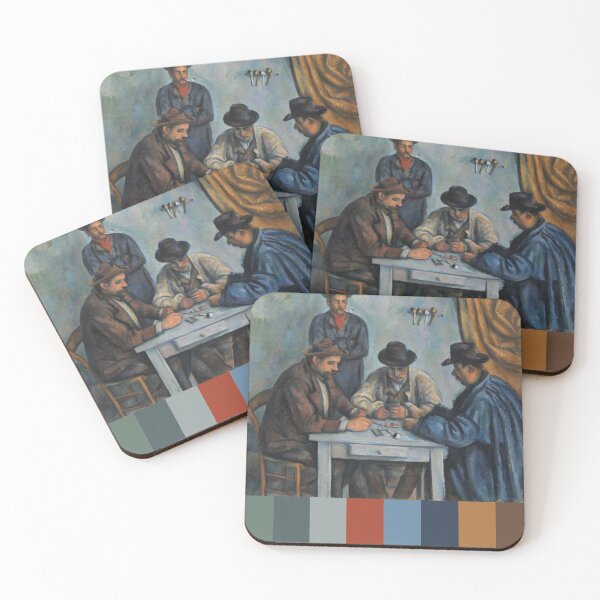 Item preview, The Card Players (1890–92) by Paul Cézanne designed and sold by artisamalady.