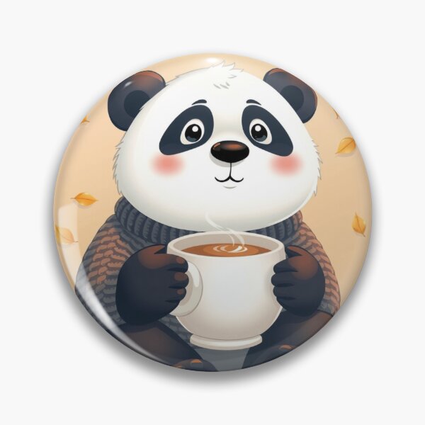 Item preview, Cute Panda Fall T-Shirt | Cozy Tea Lover Panda designed and sold by ArmaanArts.