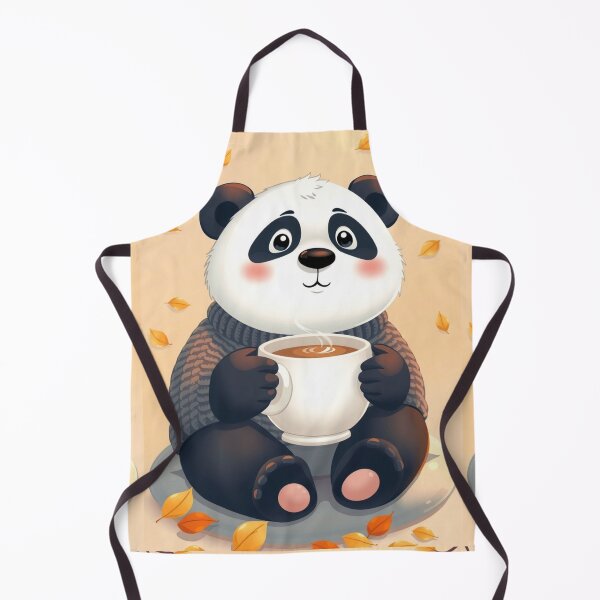 Item preview, Cute Panda Fall T-Shirt | Cozy Tea Lover Panda designed and sold by ArmaanArts.