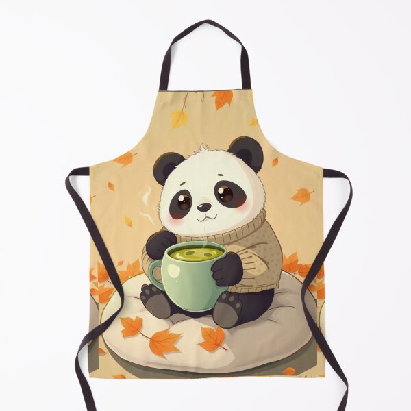 Item preview, Cute Panda Tea Lover Shirt | Cozy Fall Panda Illustration designed and sold by ArmaanArts.