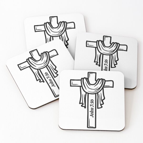 Artikelvorschau, T-Shirt mit Johannes 3,16 – Inspirierendes christliches Bibelvers-Motiv entworfen und verkauft von r_tistry.