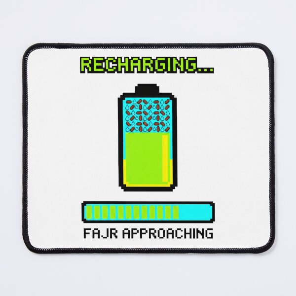 Item preview, Recharging Fajr Approaching - Funny Muslim Gamer Ramadan Dawn Gift designed and sold by Luminari Creations.