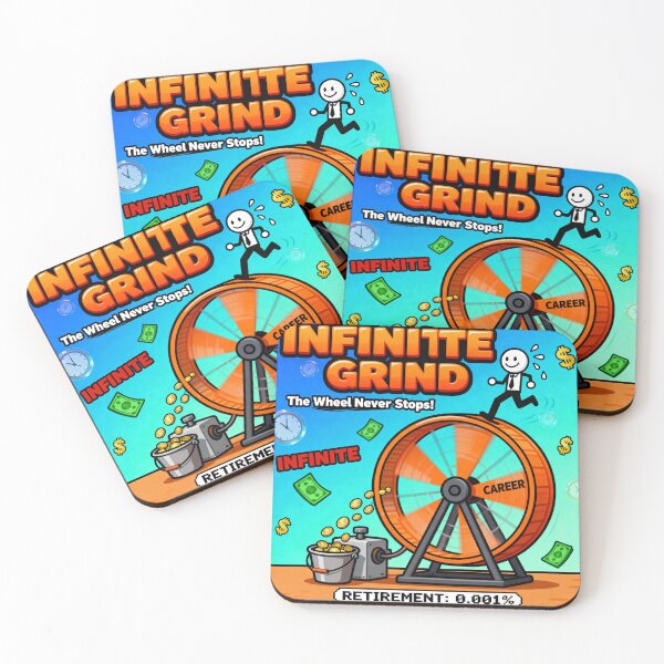 Item preview, Infinite Grind Flash Game Parody - Retro Gaming Humor designed and sold by PictorialWhimsy.
