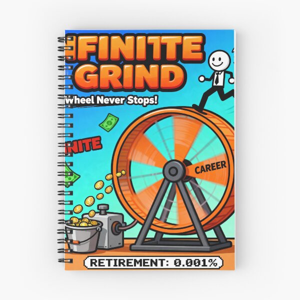 Item preview, Infinite Grind Flash Game Parody - Retro Gaming Humor designed and sold by PictorialWhimsy.