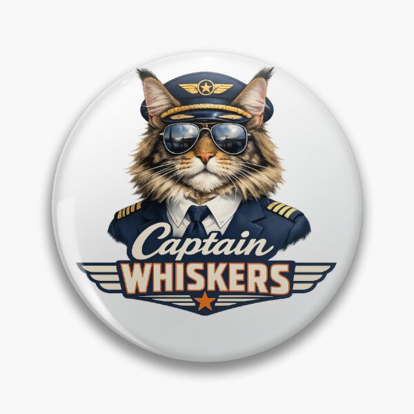 Item preview, Funny Maine Coon Pilot  designed and sold by f337.