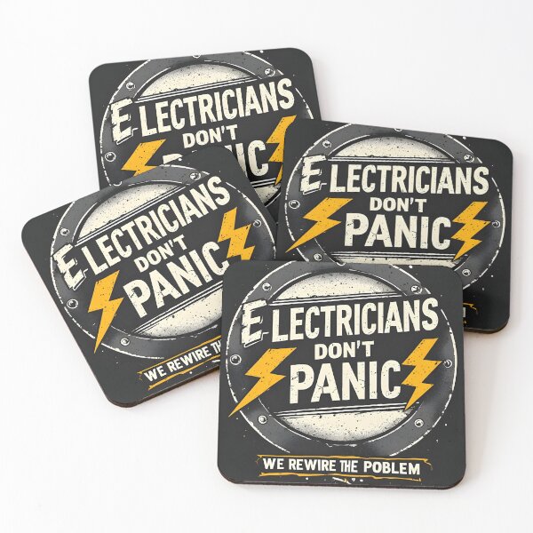Item preview, Electricians Dont Panic We Rewire The Problem designed and sold by owi-art.
