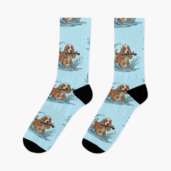 Item preview, Cocker Spaniel carries a stick designed and sold by MartynaKanik.