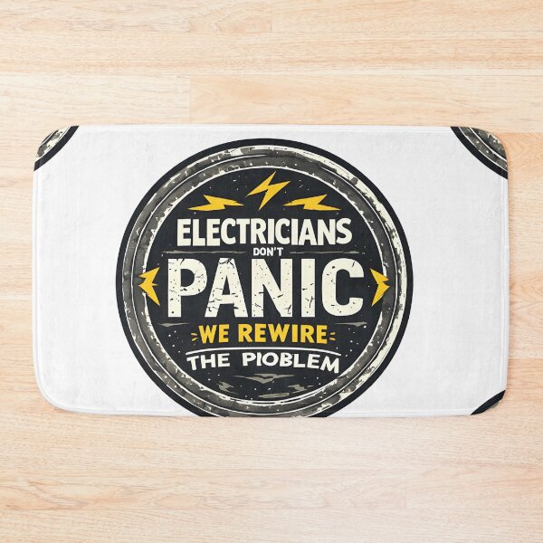 Item preview, Electricians Dont Panic We Rewire The Problem designed and sold by owi-art.