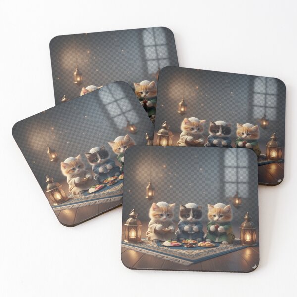 Item preview, Cute Realistic Muslim Cat Ramadan Sticker | Islamic Cat Art Gift designed and sold by Little Lessons.