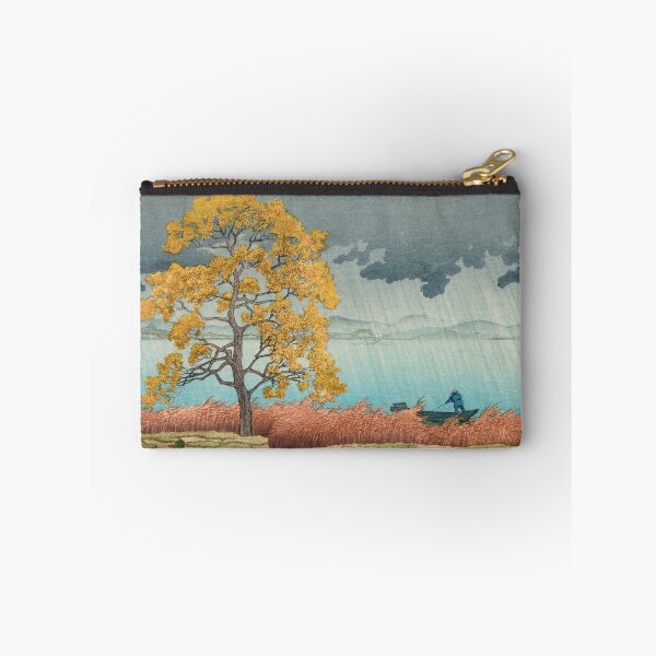 Item preview, Chihan No Ame Matsue by Hasui Kawase: Lakeside Autumn Rain Poster designed and sold by artofuniverse.
