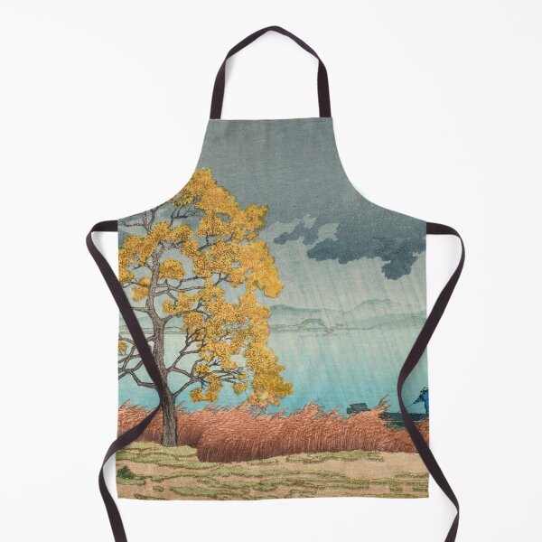 Item preview, Chihan No Ame Matsue by Hasui Kawase: Lakeside Autumn Rain Poster designed and sold by artofuniverse.