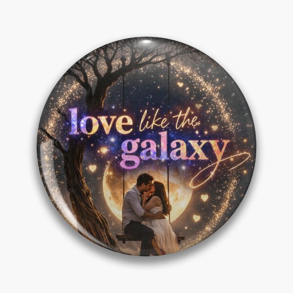 Item preview, Love Like The Galaxy   Romantic Moonlight Couple Artwork designed and sold by OSAMA MO.