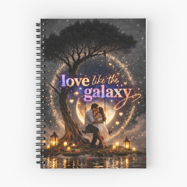 Item preview, Love Like The Galaxy   Romantic Moonlight Couple Artwork designed and sold by OSAMA MO.