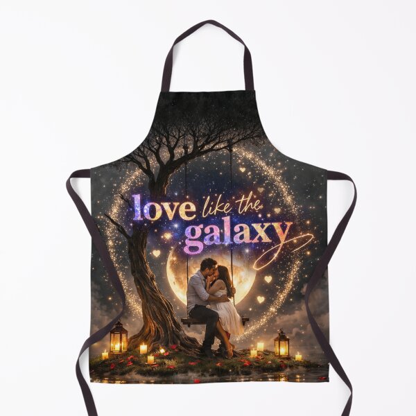 Item preview, Love Like The Galaxy   Romantic Moonlight Couple Artwork designed and sold by OSAMA MO.