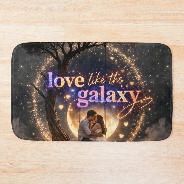 Item preview, Love Like The Galaxy   Romantic Moonlight Couple Artwork designed and sold by OSAMA MO.