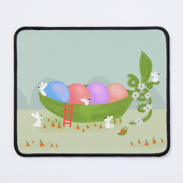Item preview, Bunnies in a Pea Pod By Jennifer Star designed and sold by Prints by Jen Star.