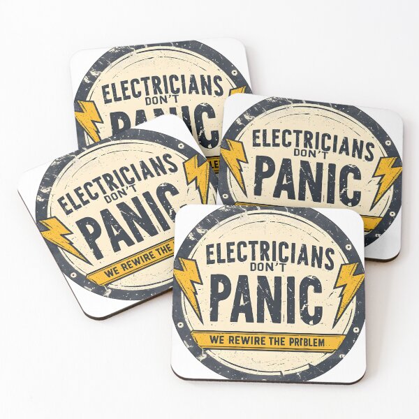 Item preview, Electricians Dont Panic We Rewire The Problem designed and sold by owi-art.