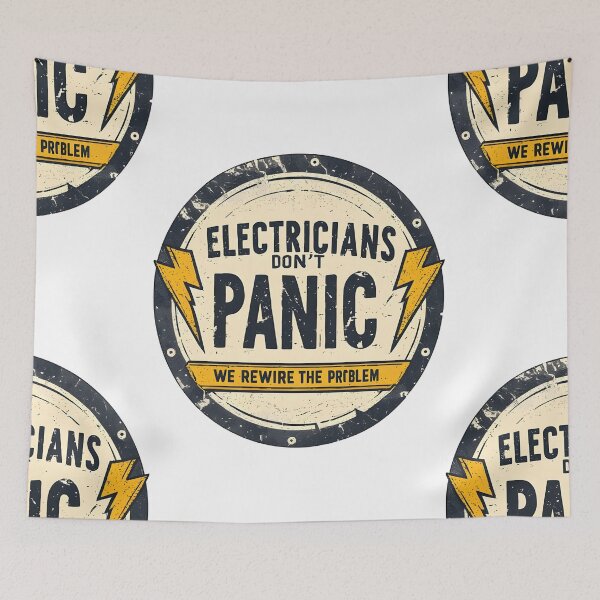 Item preview, Electricians Dont Panic We Rewire The Problem designed and sold by owi-art.