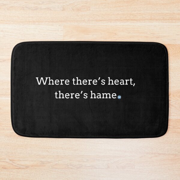 Item preview, Scottish saying - Where there's heart, there's hame." - Traditional Scottish designed and sold by WanderingBeach7.