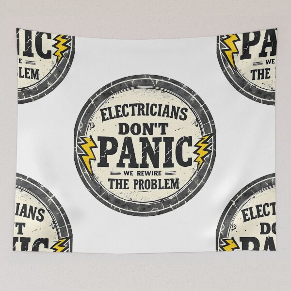 Item preview, Electricians Dont Panic We Rewire The Problem designed and sold by owi-art.