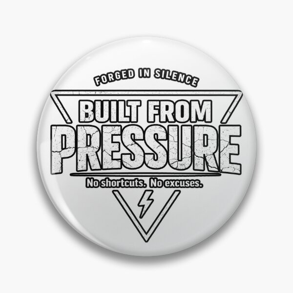 Item preview, Built From Pressure – Minimalist Motivational Typography Design designed and sold by XTC-prod.