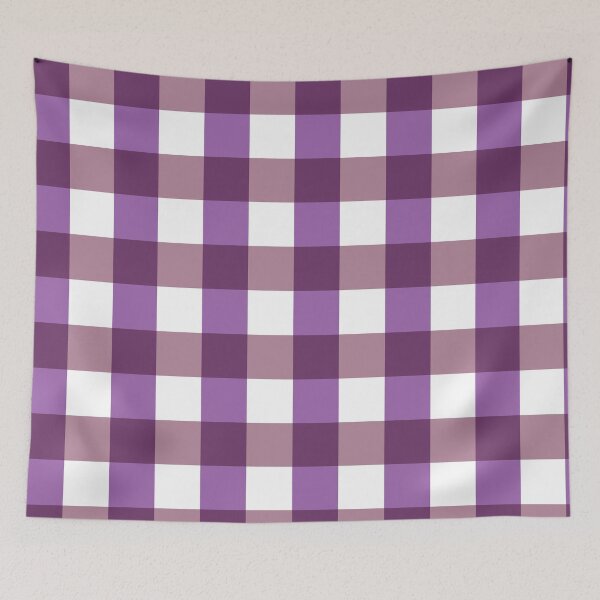 Item preview, Light Mauve and Purple Gingham designed and sold by KatelynDesigns-.
