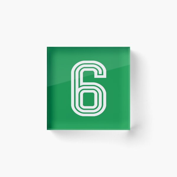 Item preview, Number 6, White Six designed and sold by Jeallan Designs.
