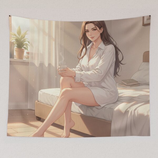 Item preview, Coffee with Waifu Can Wait designed and sold by GerwantSHOP.
