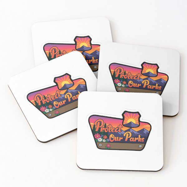Item preview, Protect Our Parks Mountain Hiking Outdoor Adventure Movement designed and sold by SkeletonsDanger.