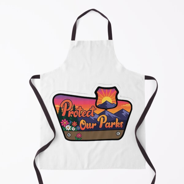 Item preview, Protect Our Parks Mountain Hiking Outdoor Adventure Movement designed and sold by SkeletonsDanger.