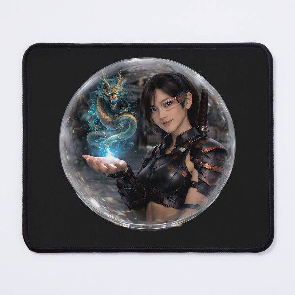 Item preview, Crystal Dragon Awakening – Cyber Samurai Spirit designed and sold by Dragon-Samurai.