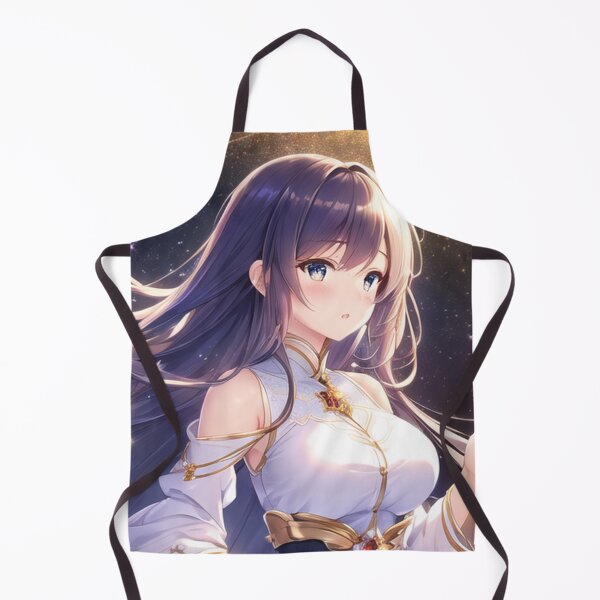 Item preview, The silver maiden gazes at the night sky, her flowing violet hair illuminated by the twinkling stardust designed and sold by Haru-Labo.