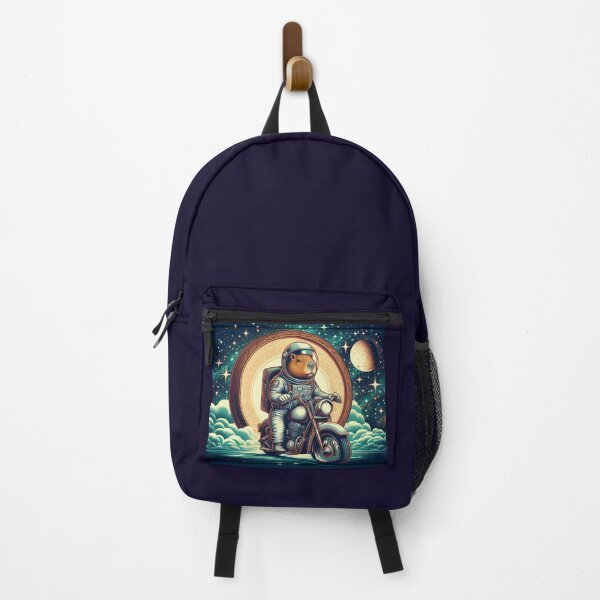 Item preview, Capybara Astronaut – Cosmic Motorcycle Adventure designed and sold by Dogandesighn.
