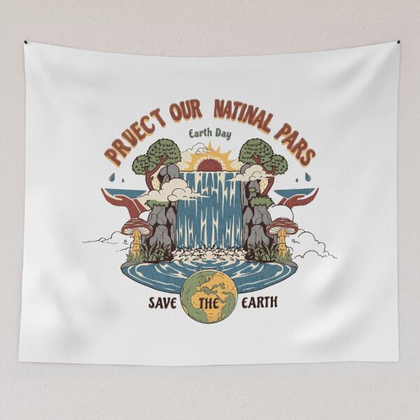 Item preview, Protect Our National Parks Save The Earth Conservation designed and sold by SkeletonsDanger.