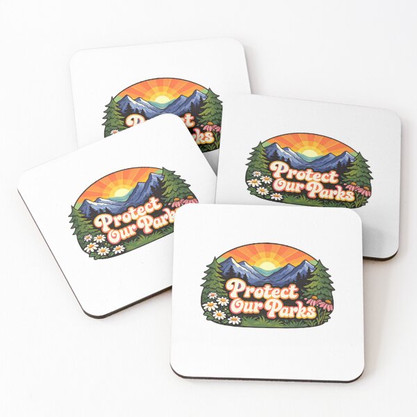 Item preview, Protect Our Parks Forest Sunrise Mountain Conservation designed and sold by SkeletonsDanger.