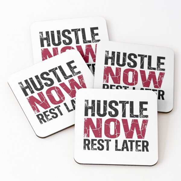 Item preview, hustle now rest later designed and sold by Valdesignn.