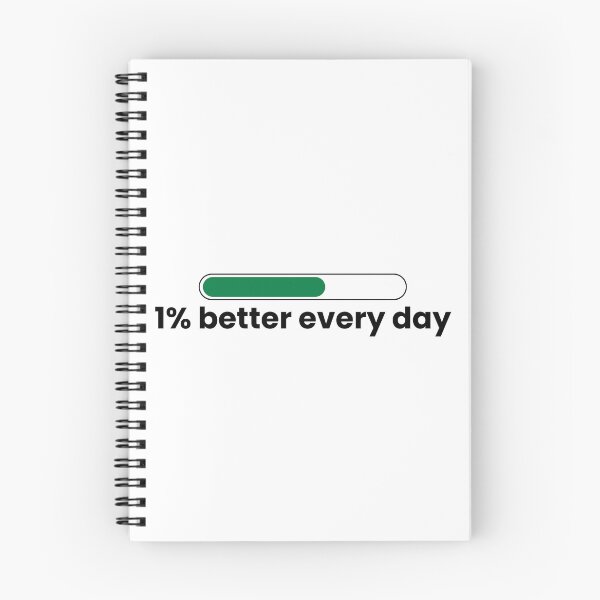 Item preview, 1% Better Every Day | Progress Bar Motivation Design designed and sold by DRIP.exe.