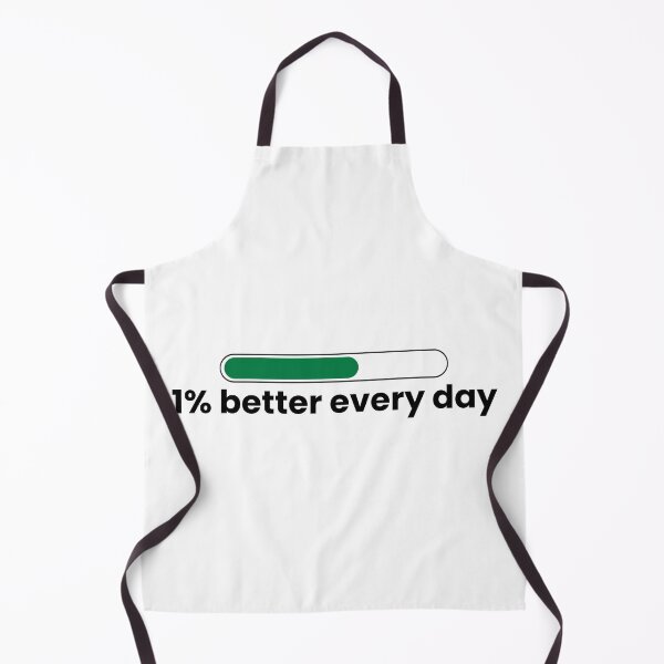 Item preview, 1% Better Every Day | Progress Bar Motivation Design designed and sold by DRIP.exe.