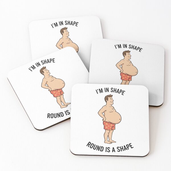 Item preview, I'm In Shape - Round Is A Shape Funny Dad Bod  designed and sold by Fun-and-joy.