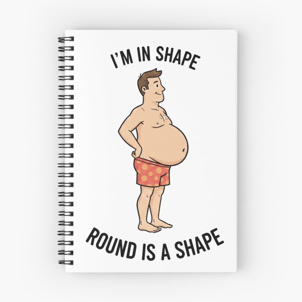 Item preview, I'm In Shape - Round Is A Shape Funny Dad Bod  designed and sold by Fun-and-joy.