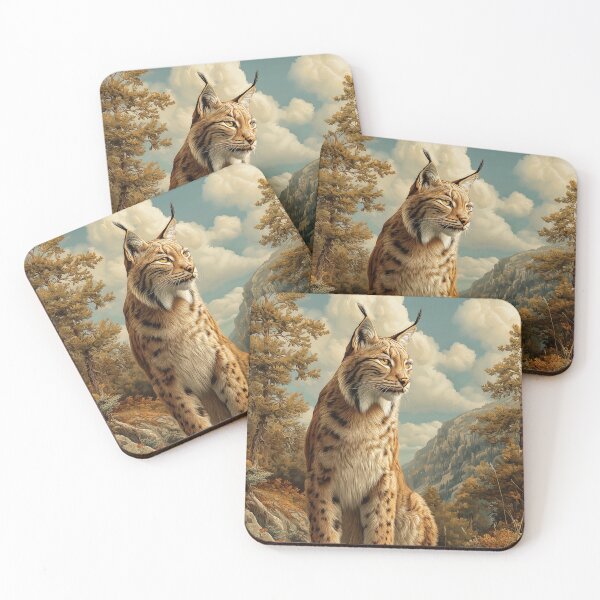 Item preview, Lynx in a Mountain Landscape designed and sold by PetsArt.
