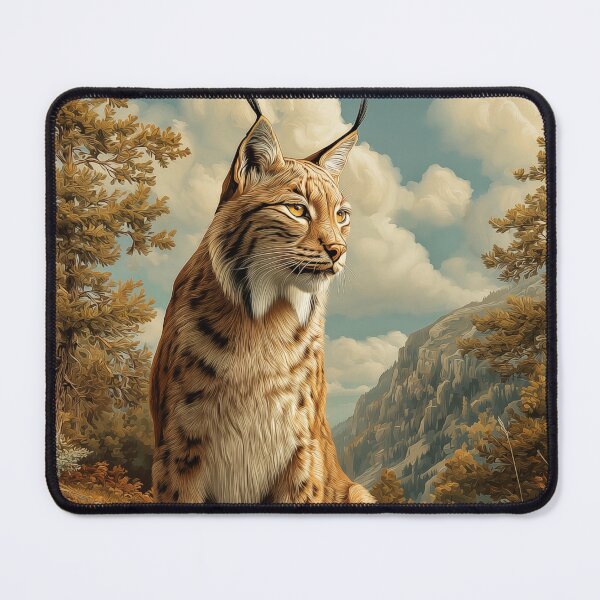 Item preview, Lynx in a Mountain Landscape designed and sold by PetsArt.